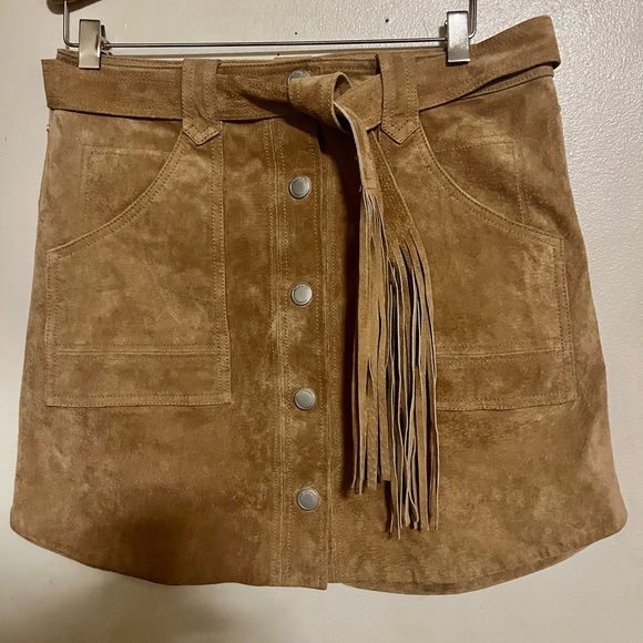 Blank Suede Skirt - Picture 9 of 15